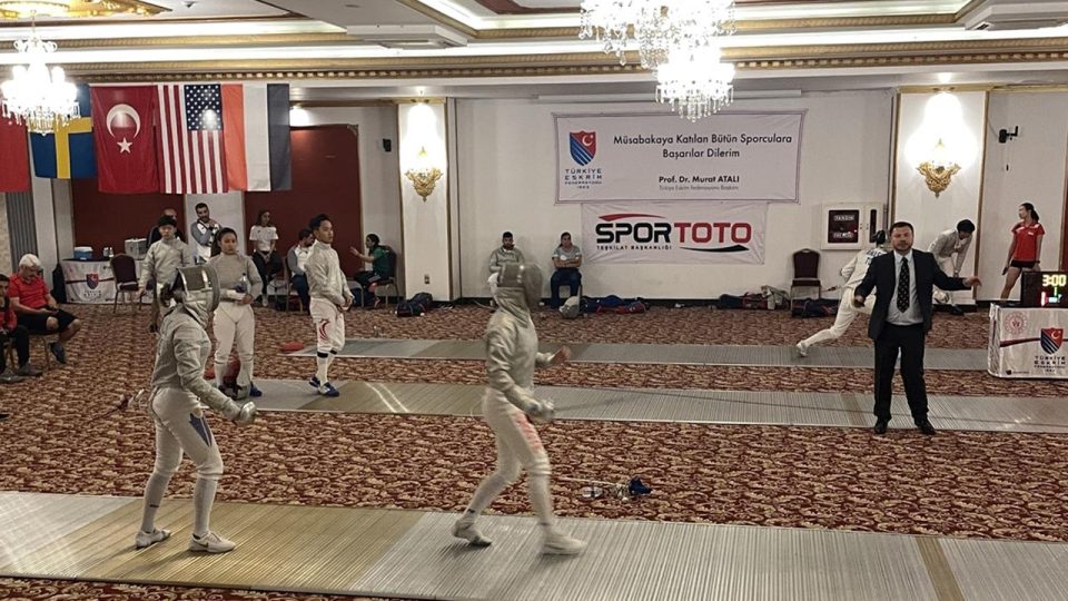 Uluslararası Satellite Eskrim Turnuvası Antalya’da gerçekleştiriliyor