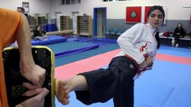 17 yaşındaki Tekvandocu Azra milli takımla ilk kez tatamiye çıkacak