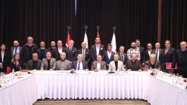 TFF Başkanı Mehmet Büyükekşi 2. Lig kulüp başkanlarıyla bir araya geldi