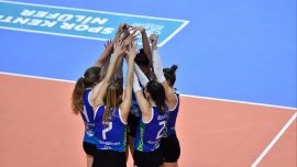 Voleybolda Nilüfer Belediyespor CSM Lugoj’u yendi